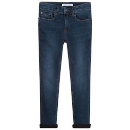 Calvin Klein Jeans - Boys Blue Skinny Jeans | Childrensalon Outlet