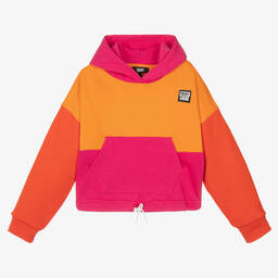 Dkny Kids logo-print cotton hoodie - Pink