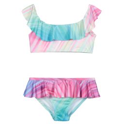Stella Cove - Girls Pink & Green Bikini | Childrensalon Outlet