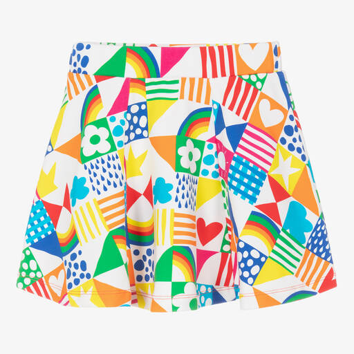 Agatha Ruiz de la Prada-Girls Multicoloured Cotton Skirt | Childrensalon Outlet