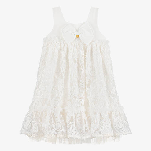 Angel's Face-Teen Girls White Tulle & Jersey Dress | Childrensalon Outlet