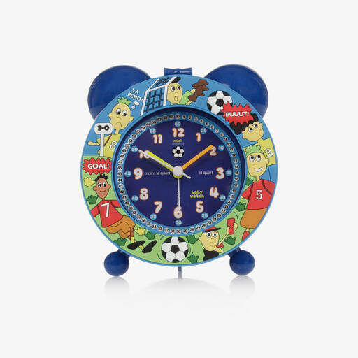 Baby Watch, Paris-Blauer Wecker mit Fußball-Print  | Childrensalon Outlet