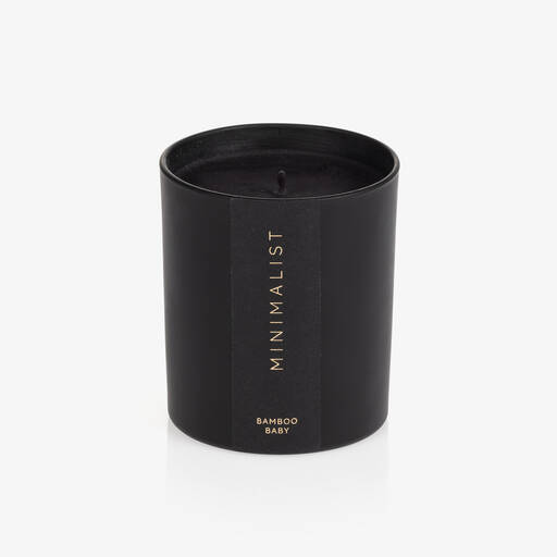 Bamboo Baby-Scented Black Candle (9cm) | Childrensalon Outlet