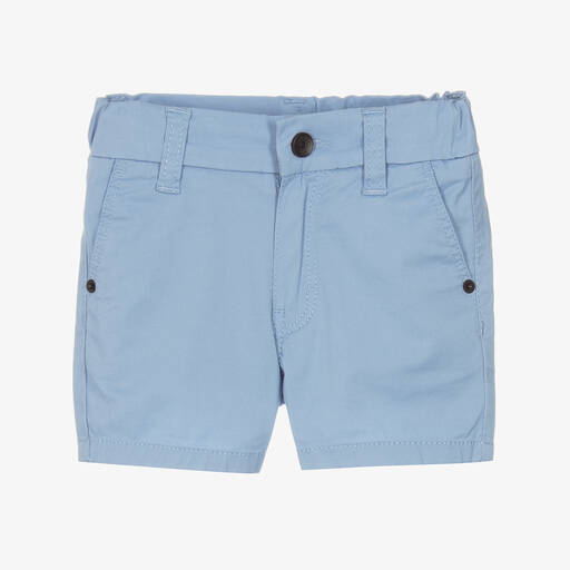 BOSS-Short chino bleu pâle en coton | Childrensalon Outlet