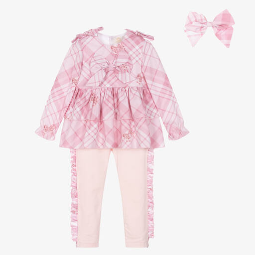 Caramelo Kids - Girls Pink Cotton Lace Frilly Pants