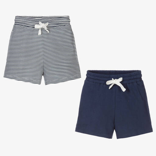 Childrensalon Essentials-Shorts bleus Fille (x 2) | Childrensalon Outlet