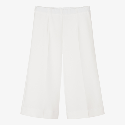 Giamo-Pantalon large blanc Fille | Childrensalon Outlet