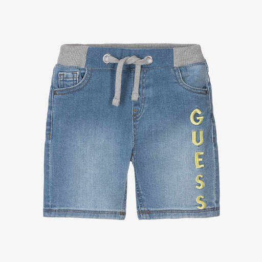 Guess-Синие джинсовые шорты для мальчиков  | Childrensalon Outlet