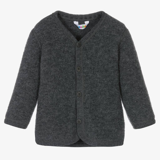 Joha-Graue Thermo-Wollstrickjacke | Childrensalon Outlet