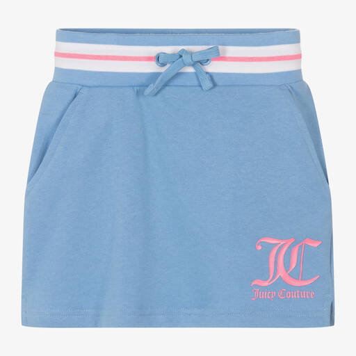 Juicy Couture-Girls Blue Cotton Skirt | Childrensalon Outlet