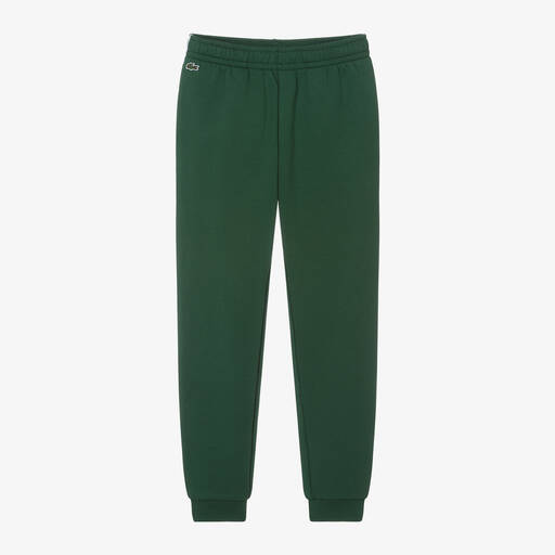 Lacoste-Teen Boys Green Crocodile Joggers | Childrensalon Outlet