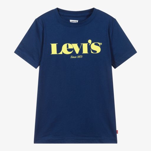 Levi's-Синяя футболка для подростков | Childrensalon Outlet
