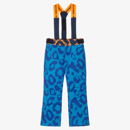 MARC JACOBS-Boys Blue Leopard Print Ski Trousers | Childrensalon Outlet
