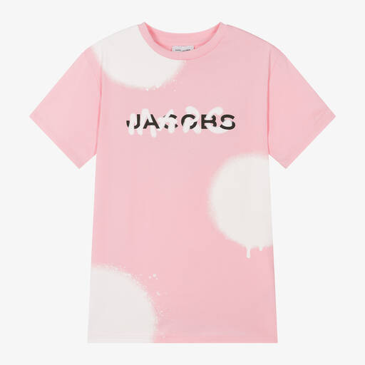 MARC JACOBS-فستان قطن عضوي لون زهري | Childrensalon Outlet