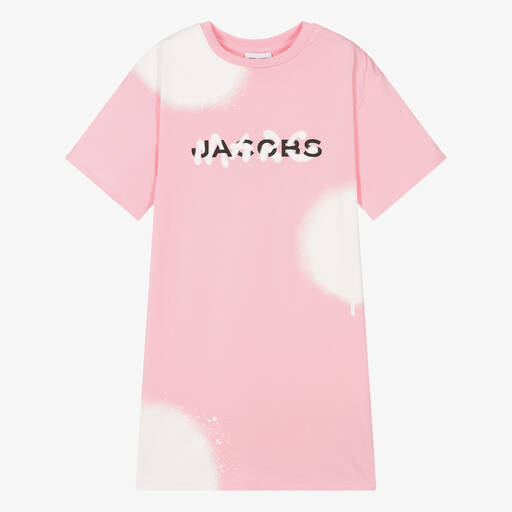 MARC JACOBS-فستان قطن عضوي لون زهري للمراهقات | Childrensalon Outlet