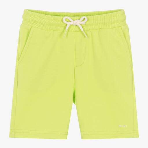 Mayoral-Boys Green Cotton Shorts | Childrensalon Outlet