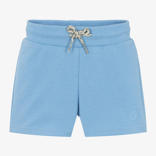 Mayoral-Boys Pale Blue Cotton Jersey Shorts | Childrensalon Outlet