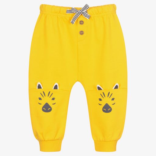 Mayoral-Boys Yellow Jersey Joggers | Childrensalon Outlet