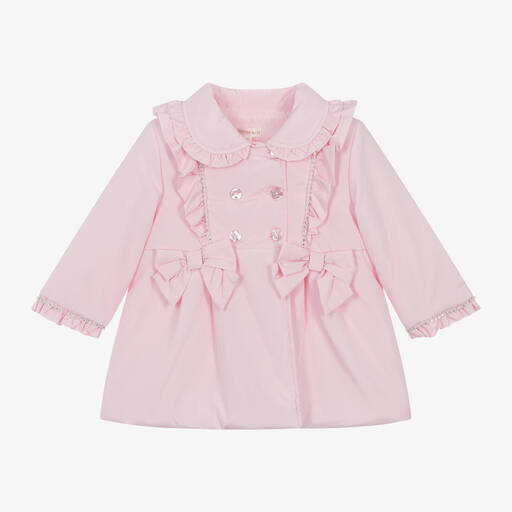 Mintini Baby-Baby Girls Pink Padded Coat | Childrensalon Outlet