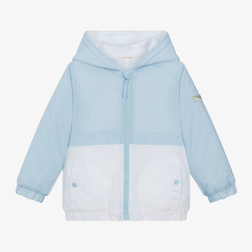 Mintini Baby-Boys Blue Padded Jacket | Childrensalon Outlet