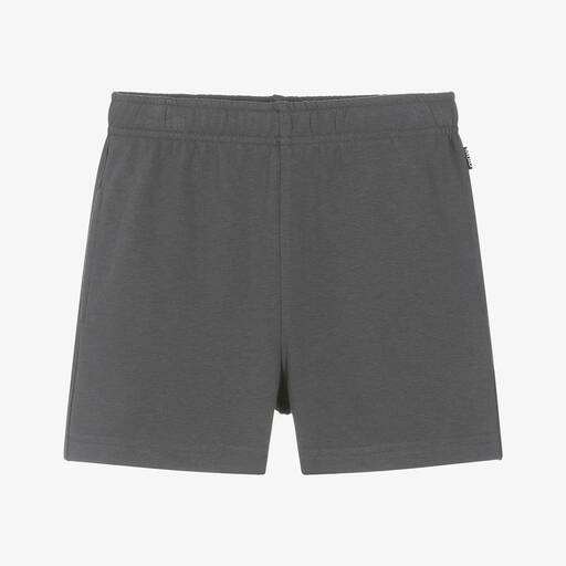 Molo-Boys Grey Cotton Jersey Shorts | Childrensalon Outlet