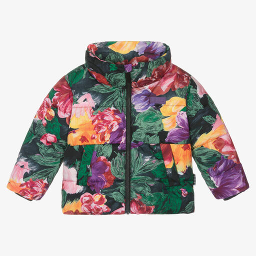 Molo-Girls Floral Puffer Jacket | Childrensalon Outlet