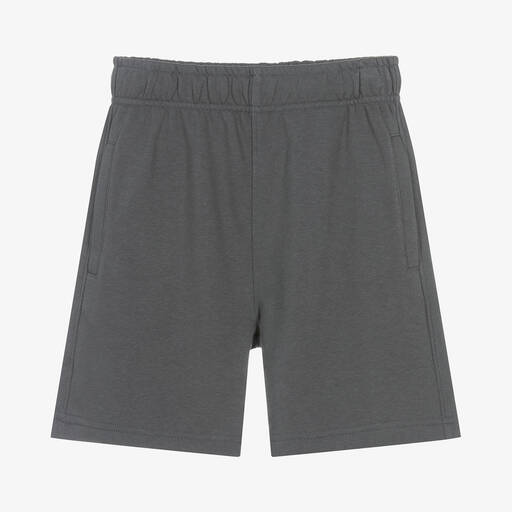 Molo-Teen Boys Grey Cotton Jersey Shorts | Childrensalon Outlet