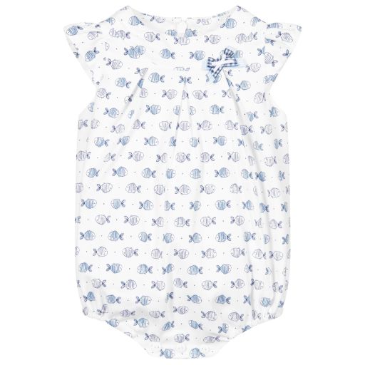 Sarah Louise-Blue & White Shortie | Childrensalon Outlet