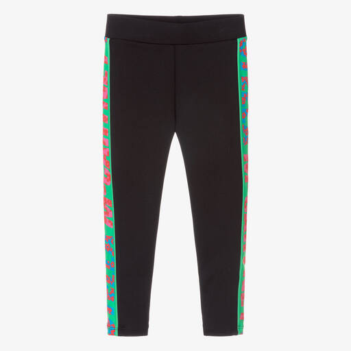 Stella McCartney Kids-Girls Black Active Leggings | Childrensalon Outlet