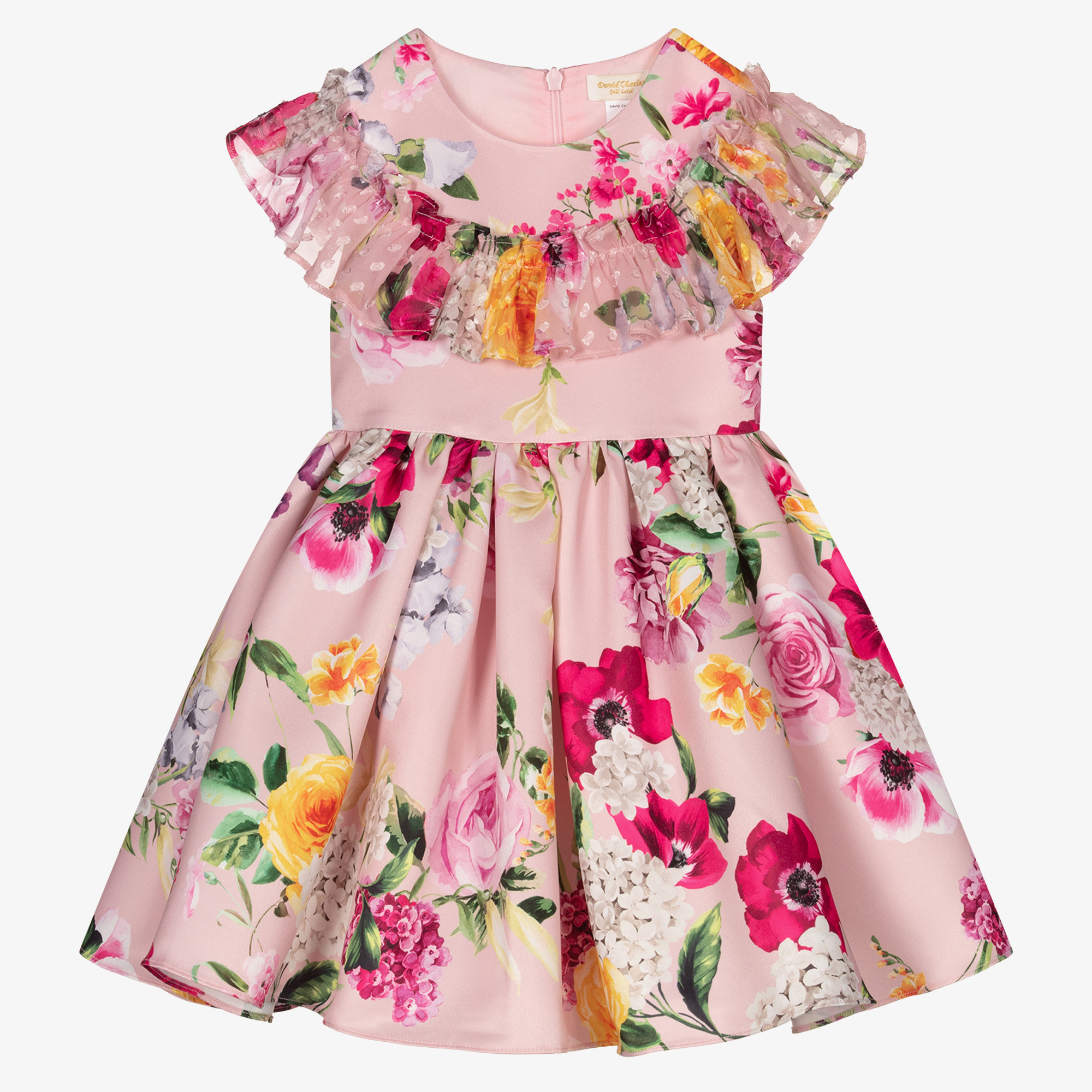 Cameo Kids Collections 5 Porcelain Pink Flower Dress With Wings