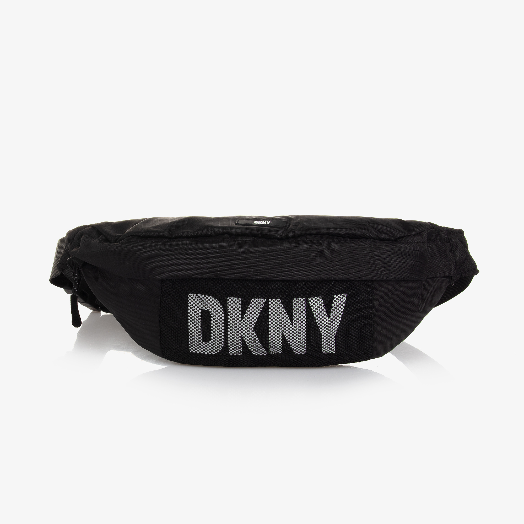 DKNY Black Ripstop Belt Bag (25cm)