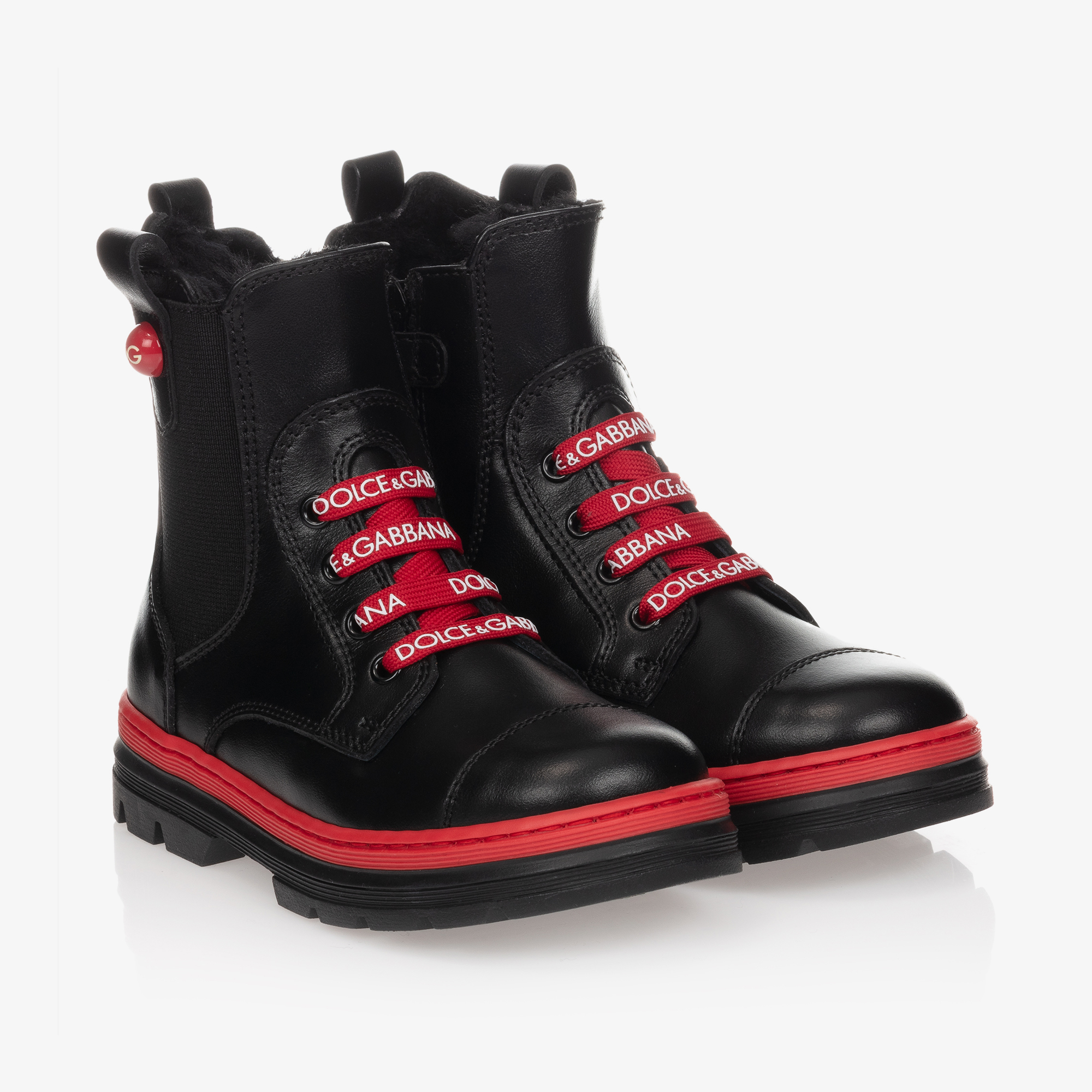 Dolce and sale gabbana black boots