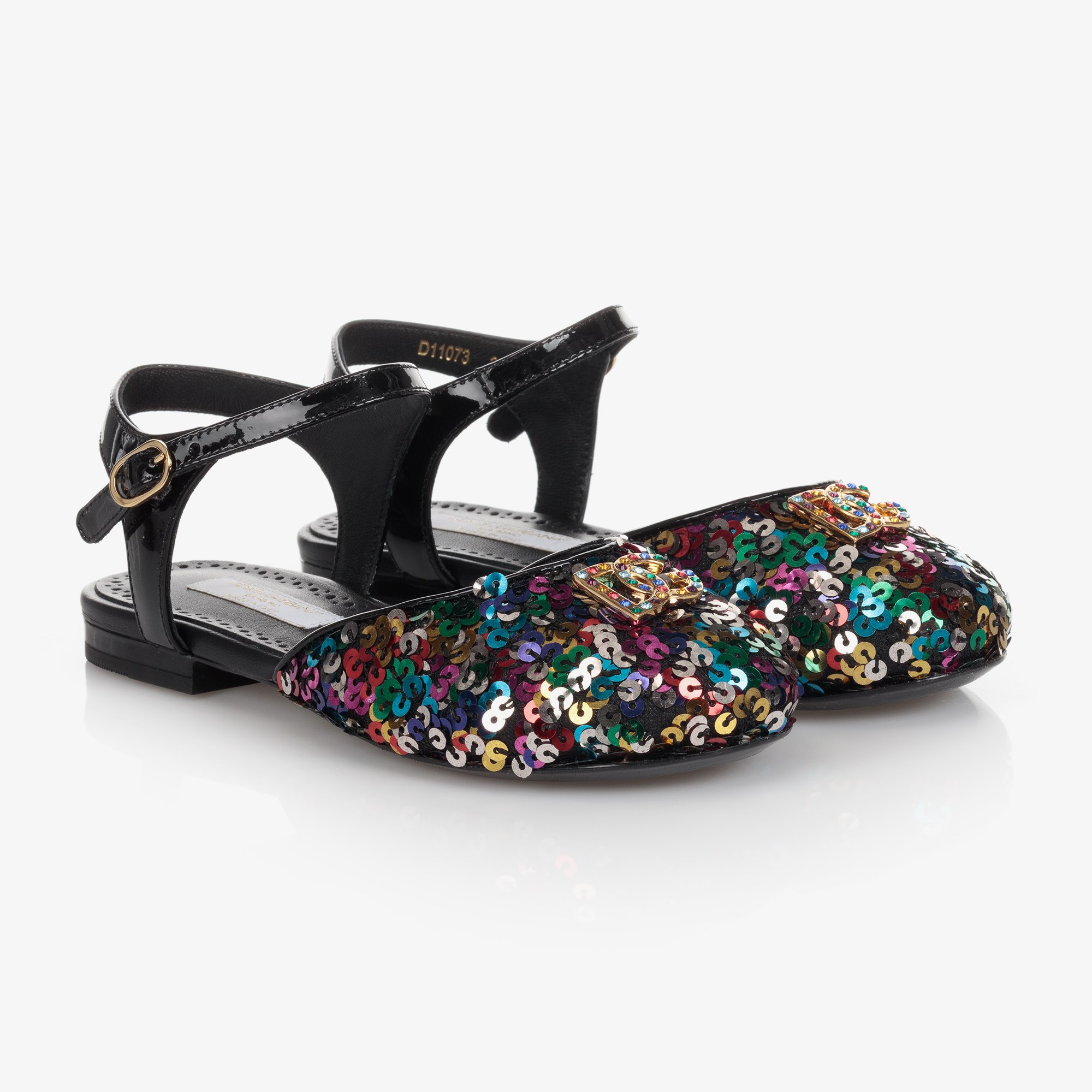 Black discount sequin sandals