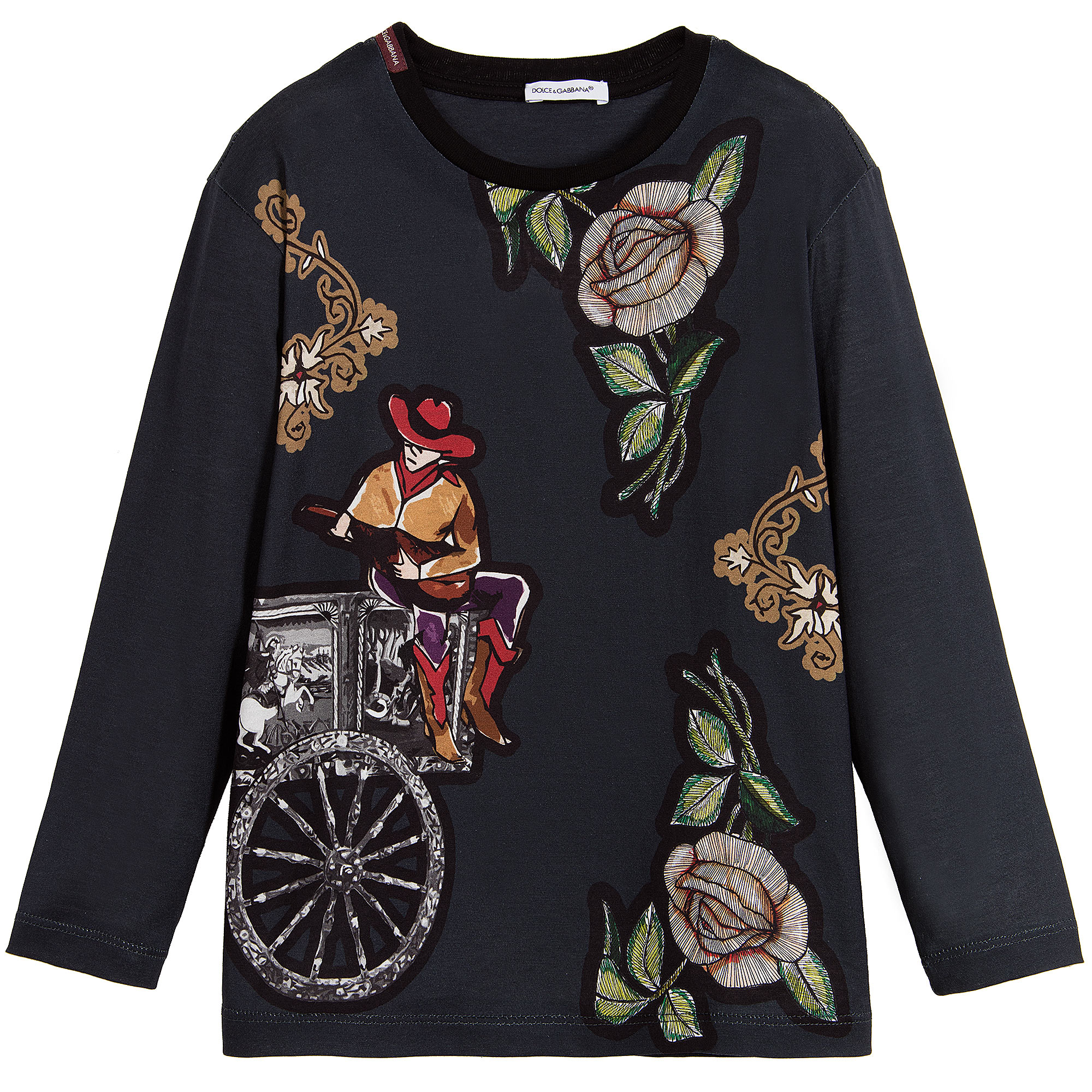 Dolce and gabbana cowboy t outlet shirt