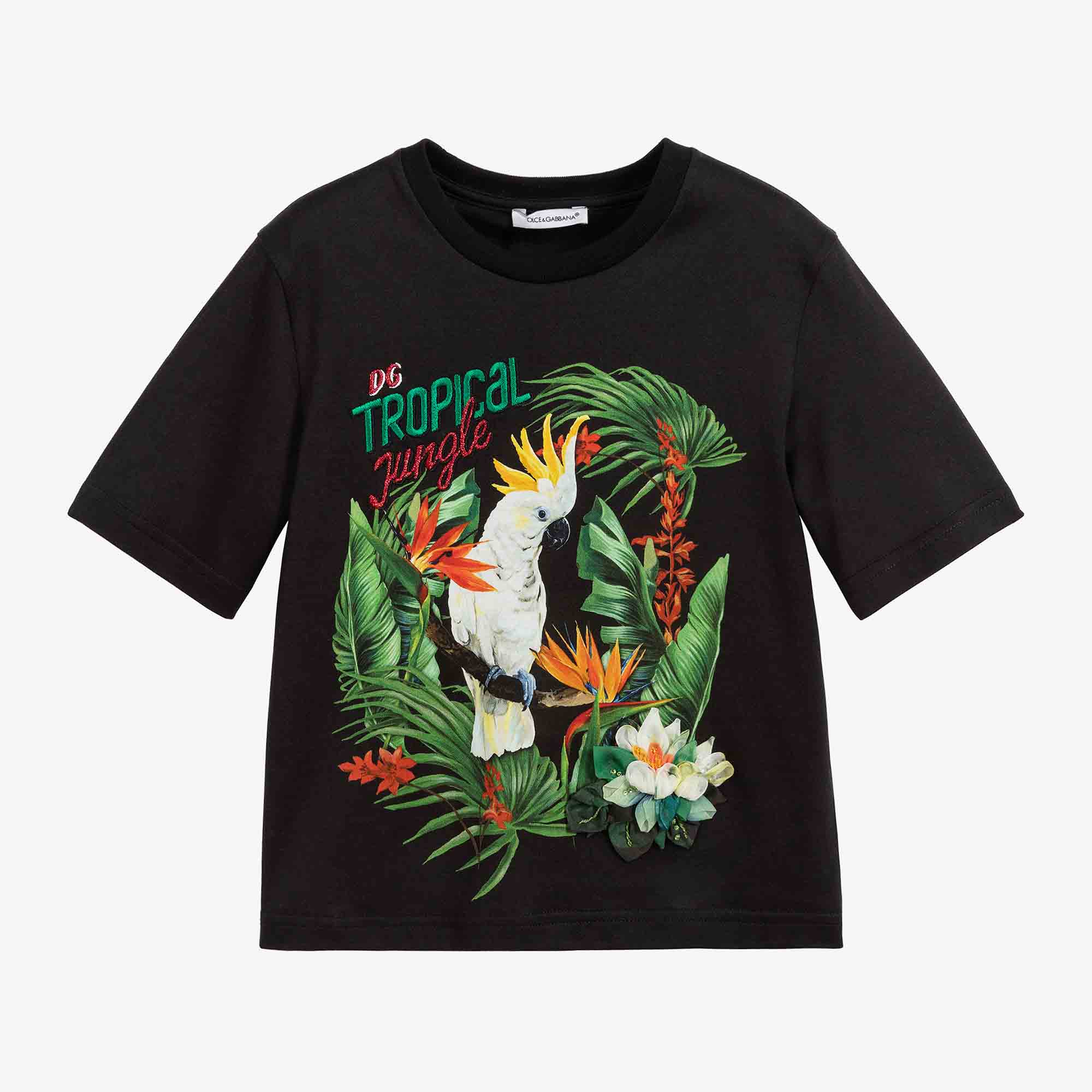 Dolce & Gabbana 90S Logo 2024 Jungle T-Shirt