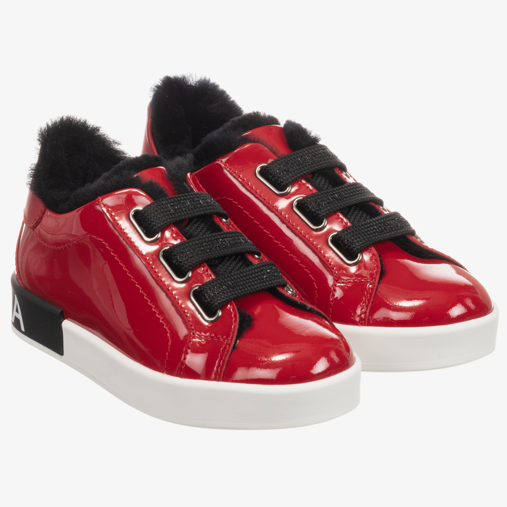 Girls red trainers on sale