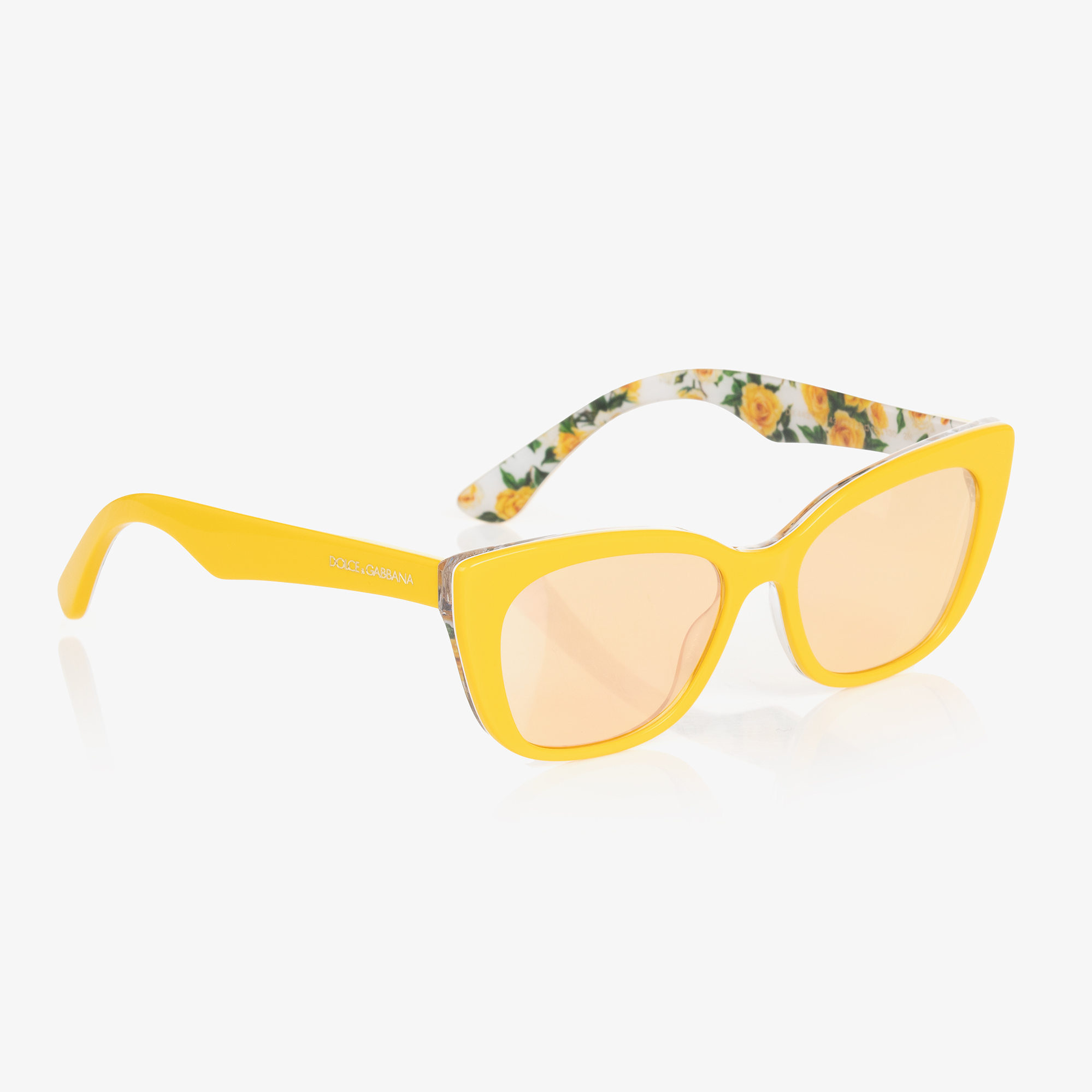 Dolce & Gabbana Unisex Leopard Print Neon yellow reflection orders Sunglasses