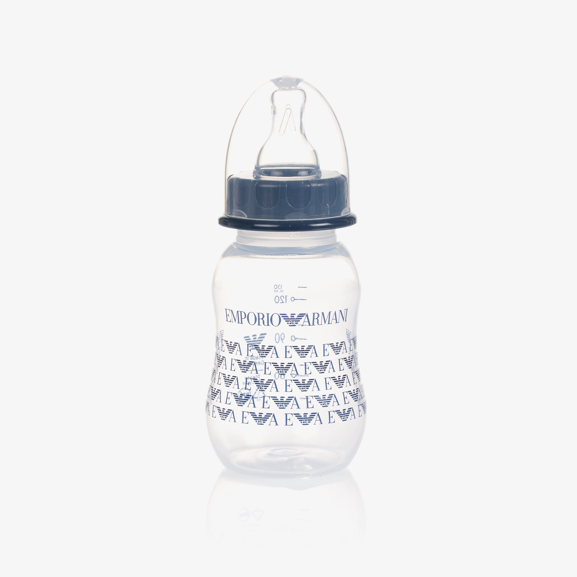 Emporio Armani Blue Eagle Baby Bottle 130ml Childrensalon Outlet