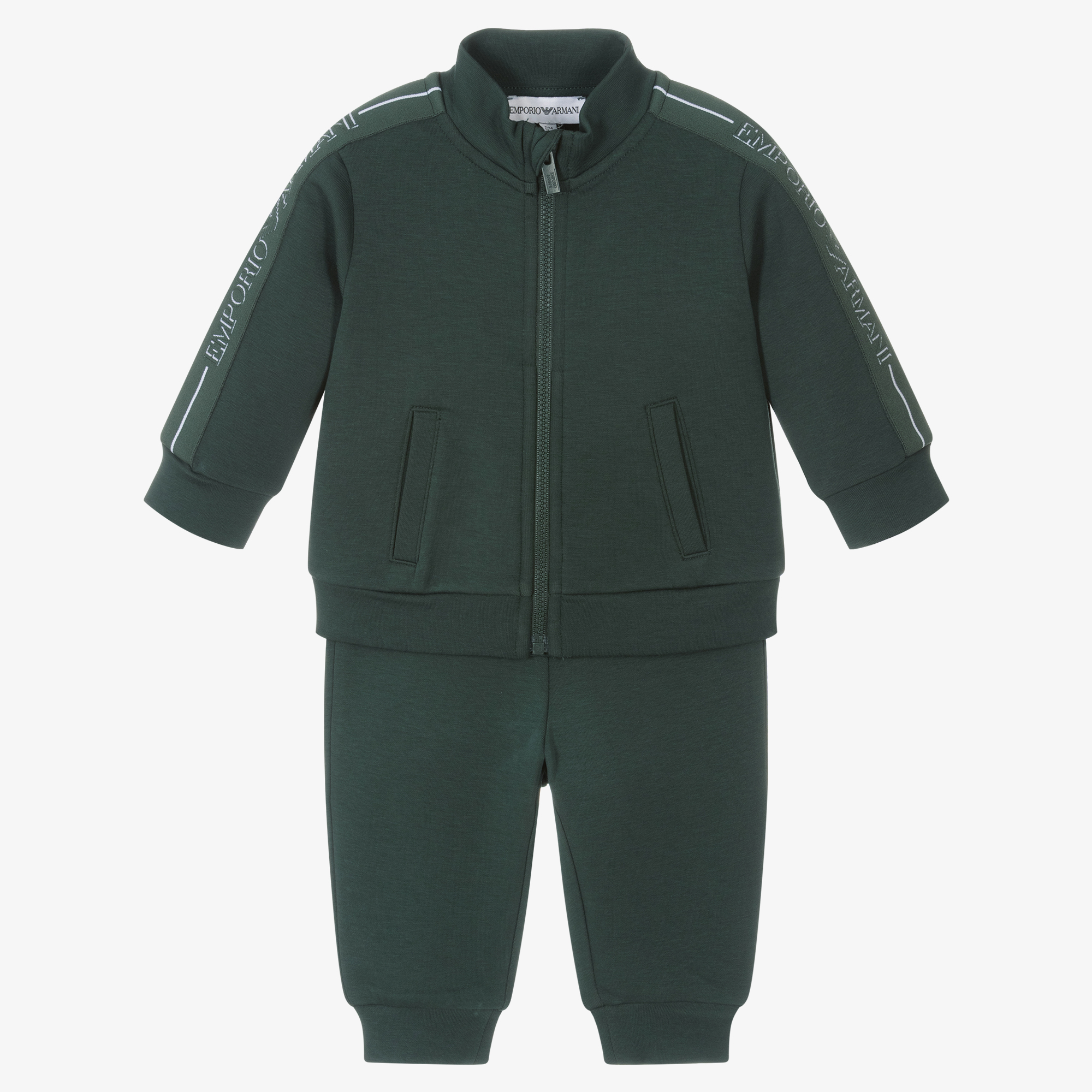 Armani eagle hot sale tape tracksuit