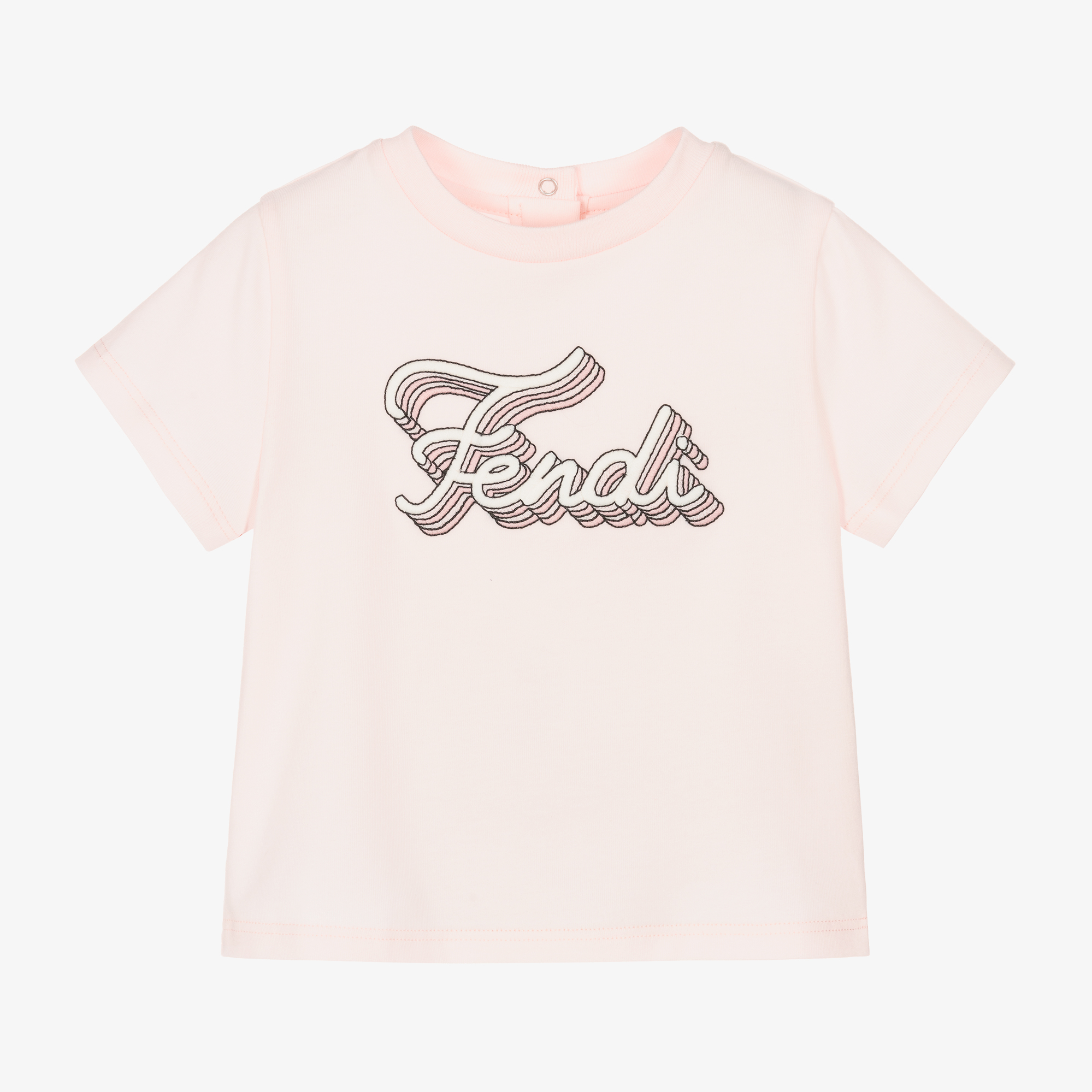 Baby deals girl pink FENDI shirt