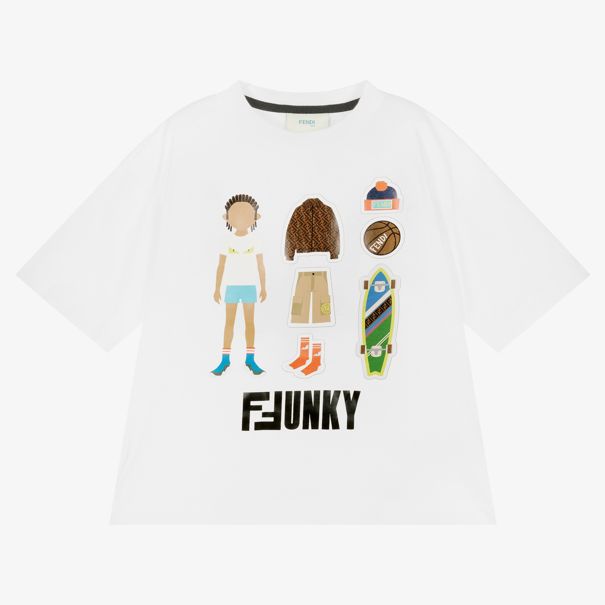 Boys fendi store t shirt