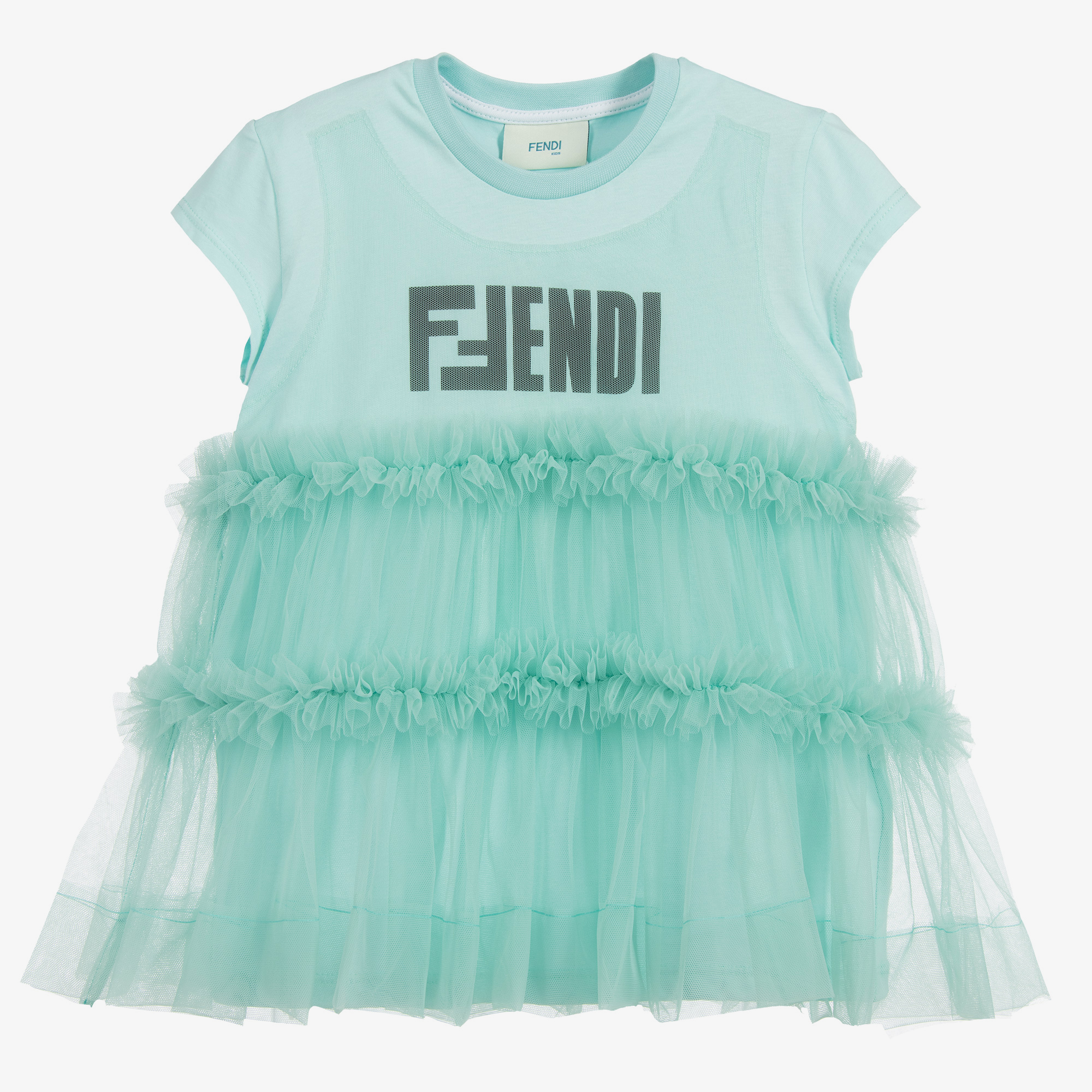 FENDI girls Cotton Fendi deals tshirt