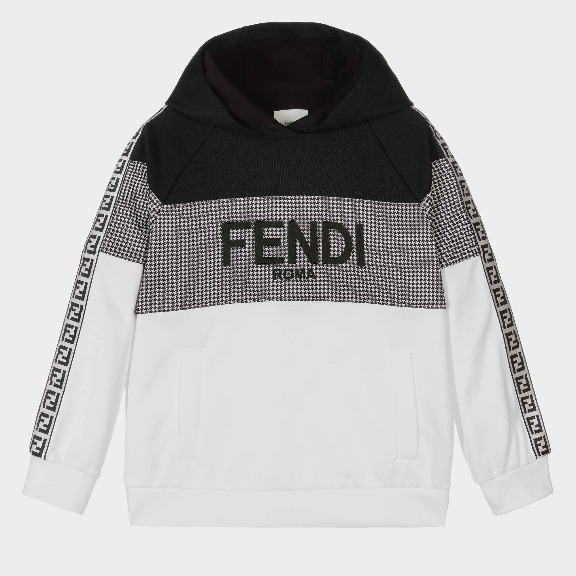 Fendi grey hoodie hotsell