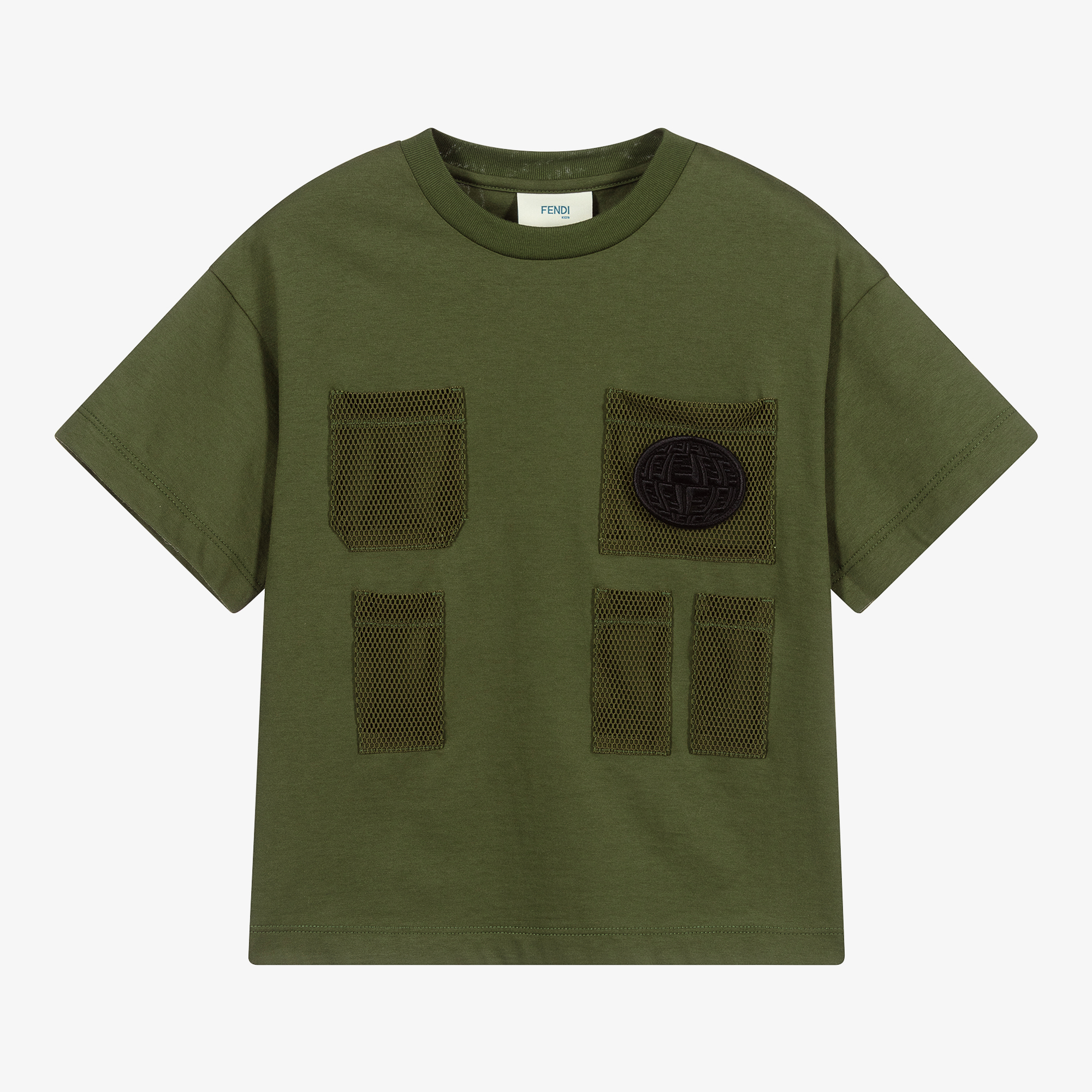 Fendi - Teen Fisheye Logo T-Shirt | Childrensalon Outlet