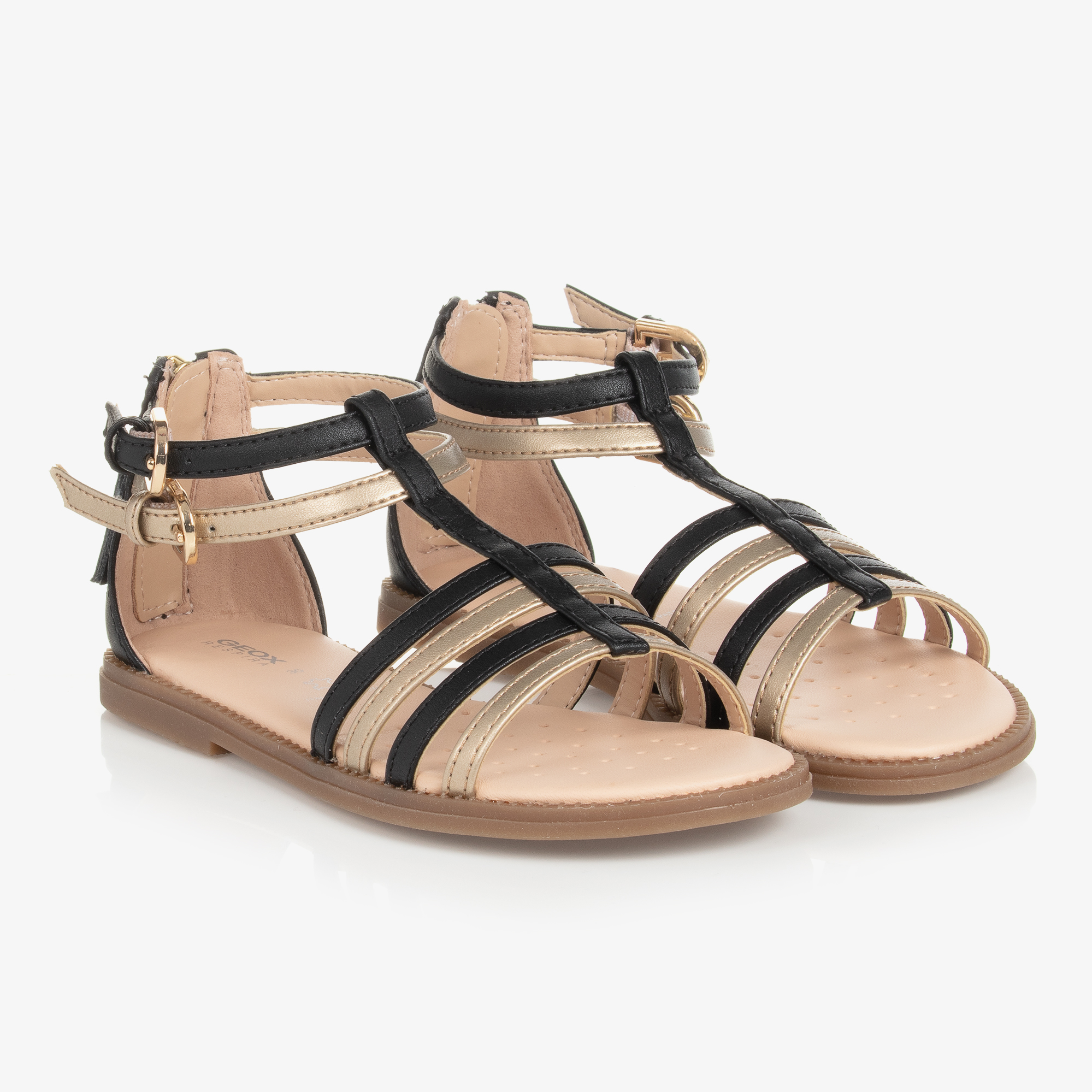 Geox sale gold sandals