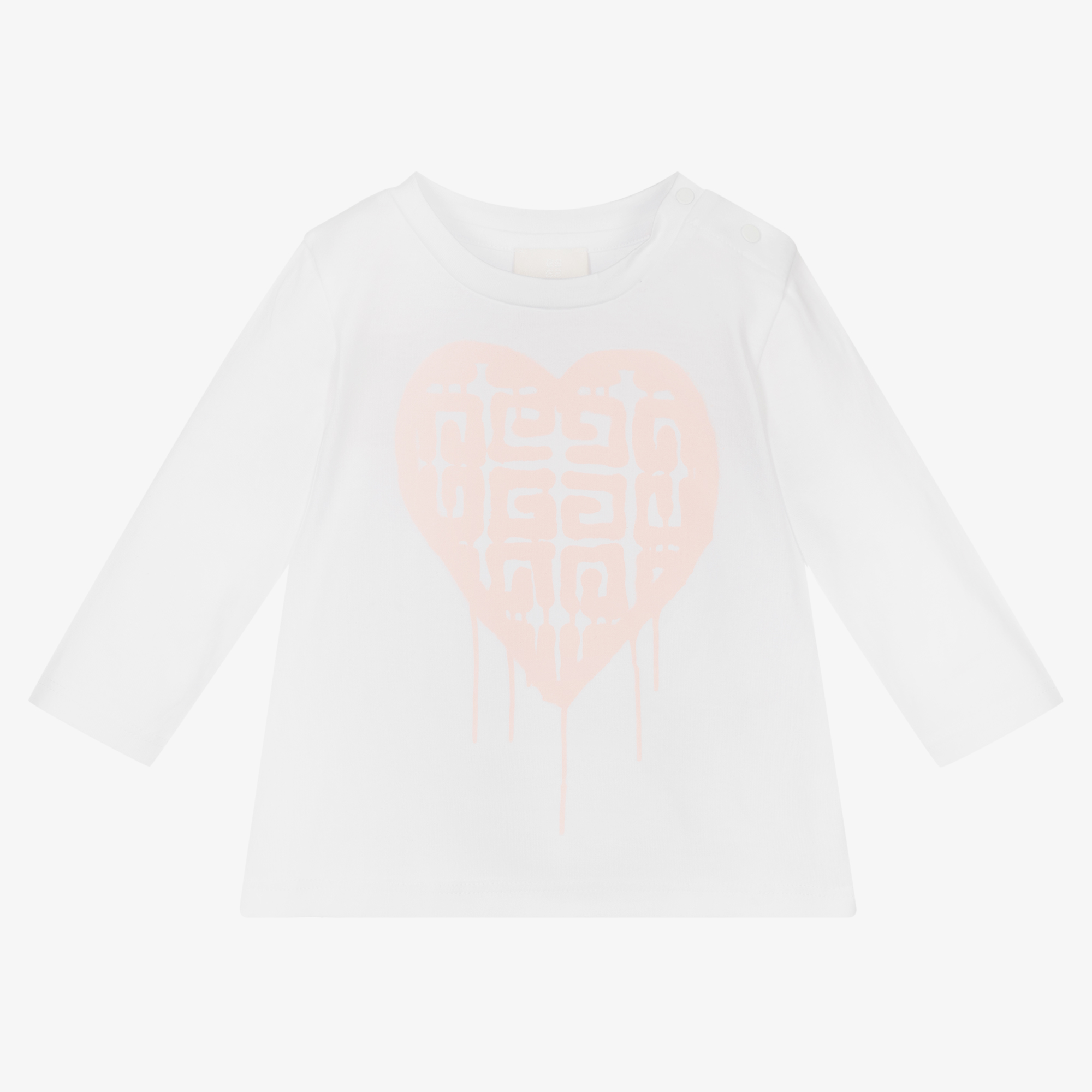 Givenchy Girls White 4G Top - Designer Kids Wear