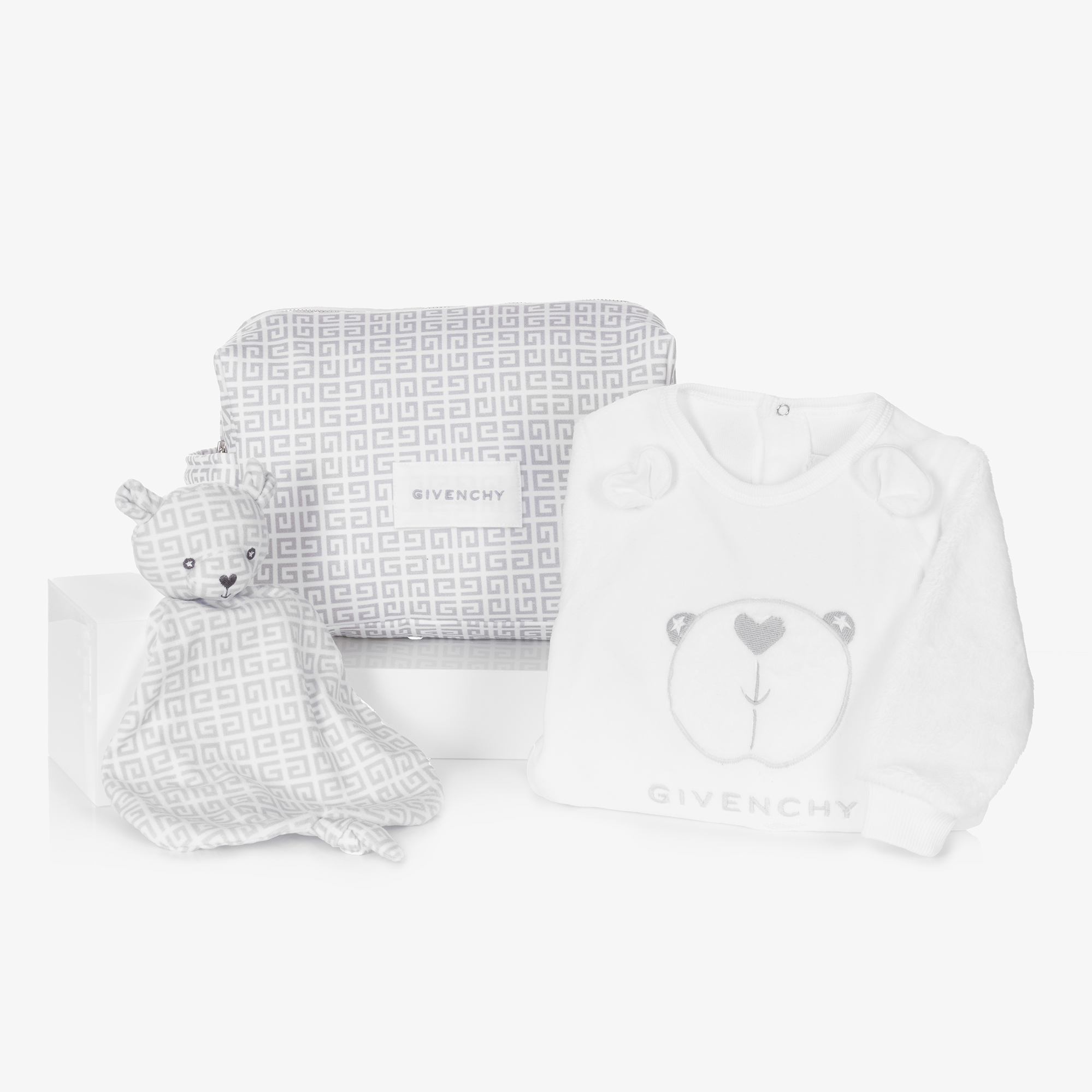 Givenchy Kids 4G-print babygrow set - White