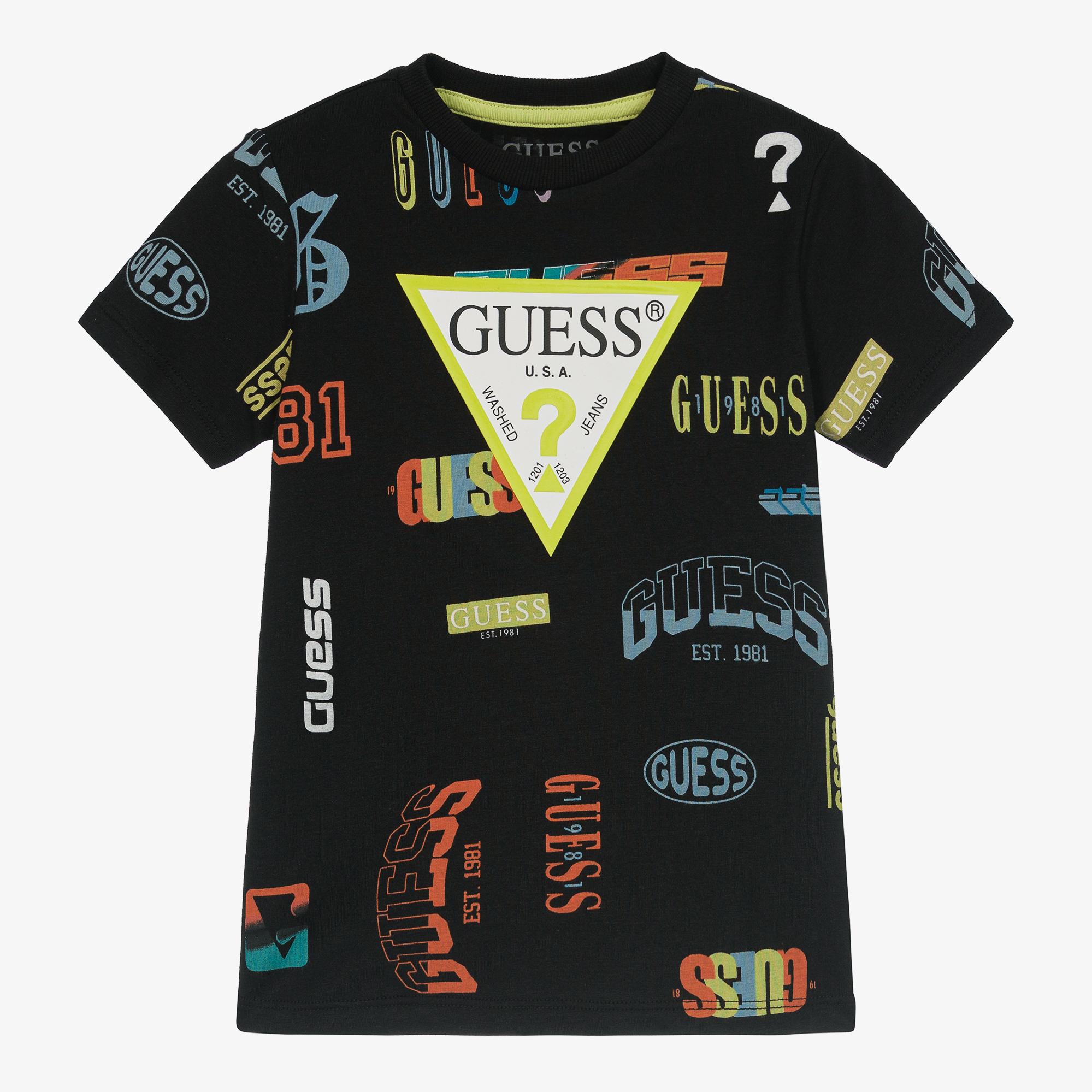 Guess printed shop t shirt