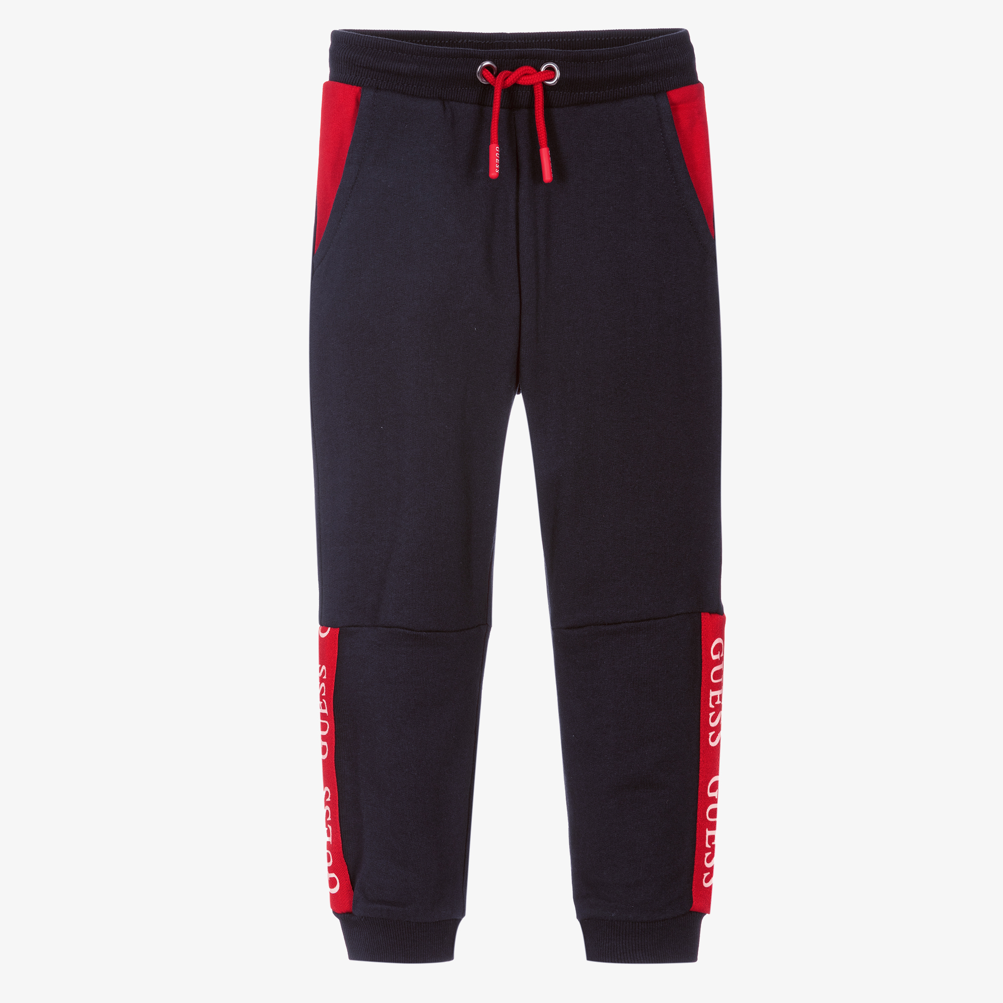 Blue and red joggers new arrivals