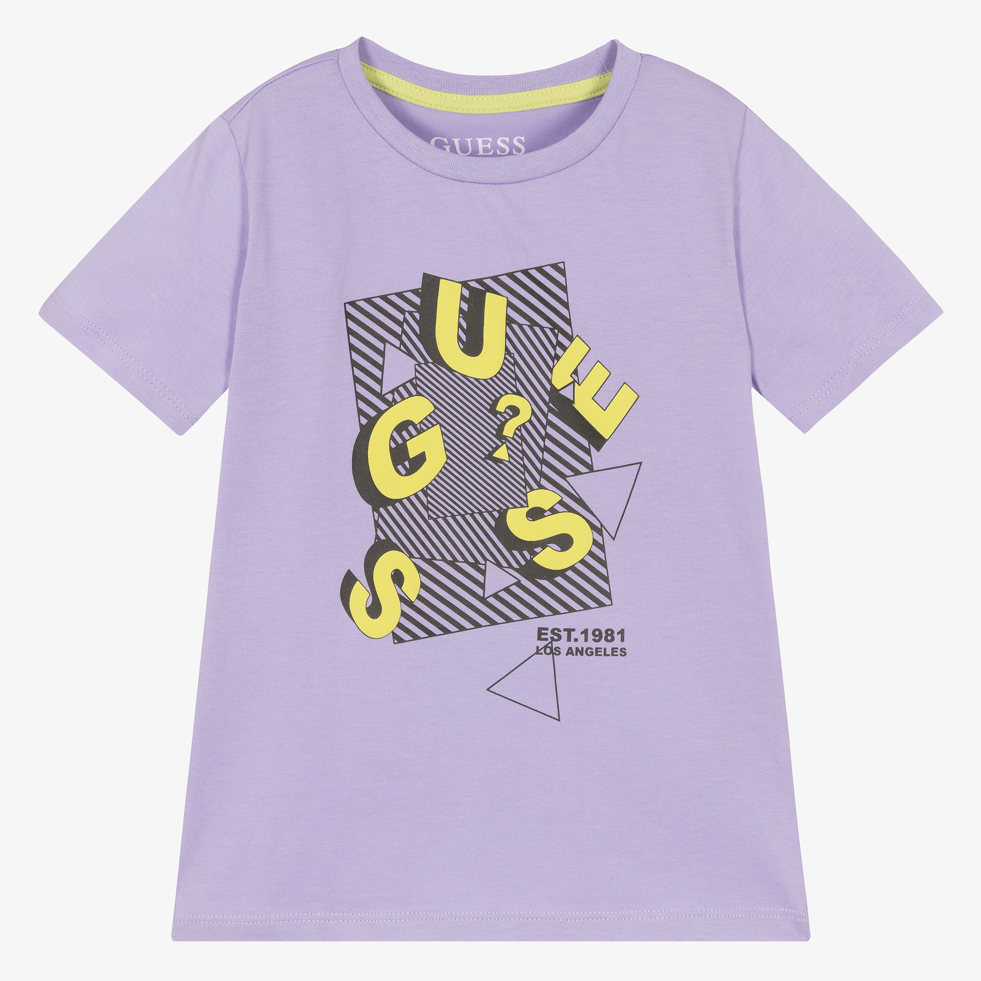 purple guess t shirt